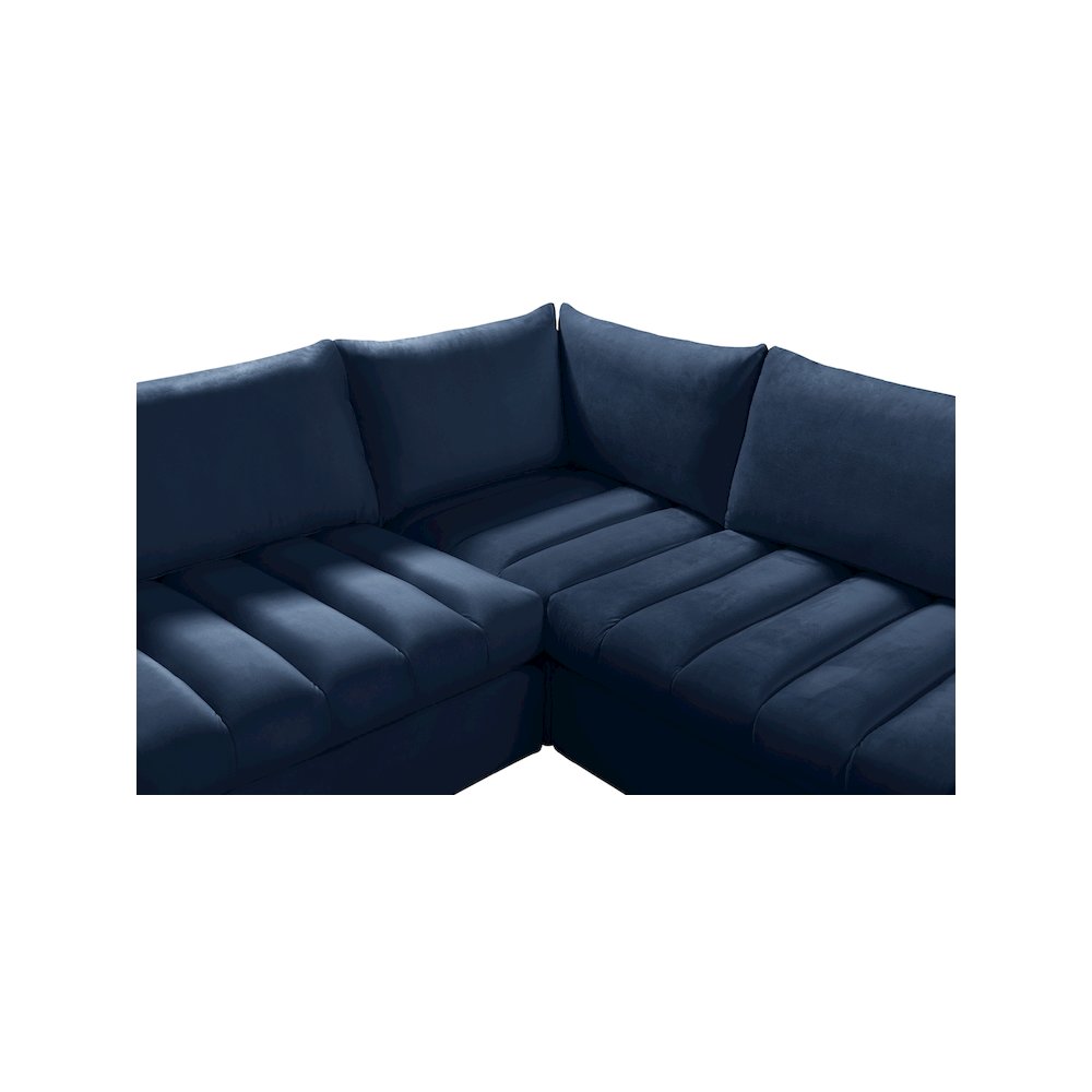 Jacob Navy Velvet Modular Sectional
