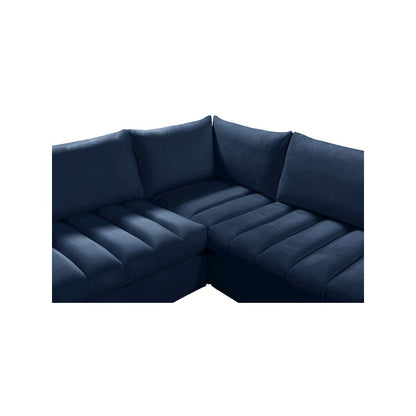 Jacob Navy Velvet Modular Sectional