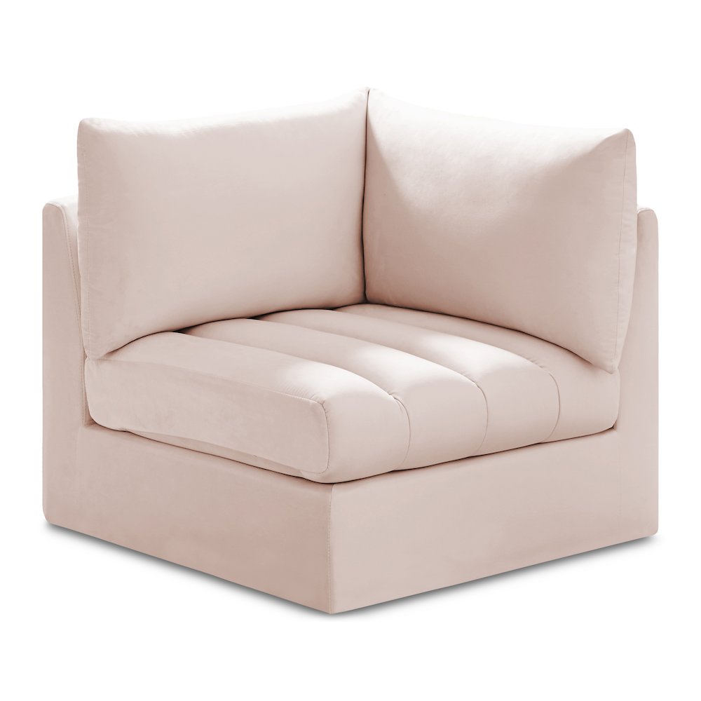 Jacob Pink Velvet Corner