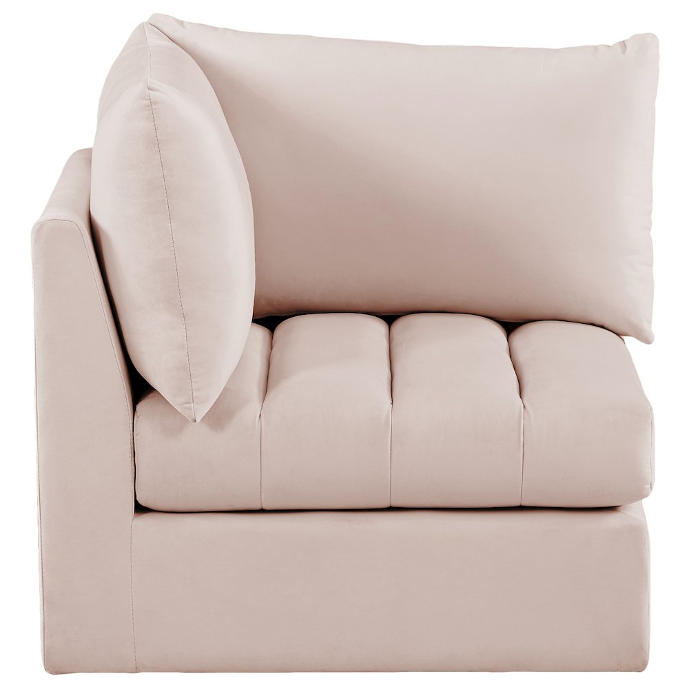 Jacob Pink Velvet Corner