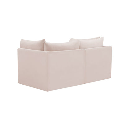 Jacob Pink Velvet Modular Sofa