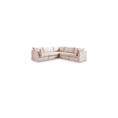 Jacob Pink Velvet Modular Sectional