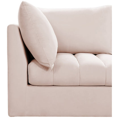 Jacob Pink Velvet Modular Sectional