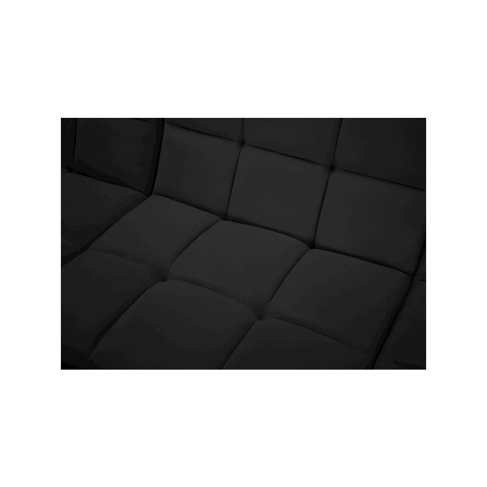 Relax Black Velvet Modular Sectional