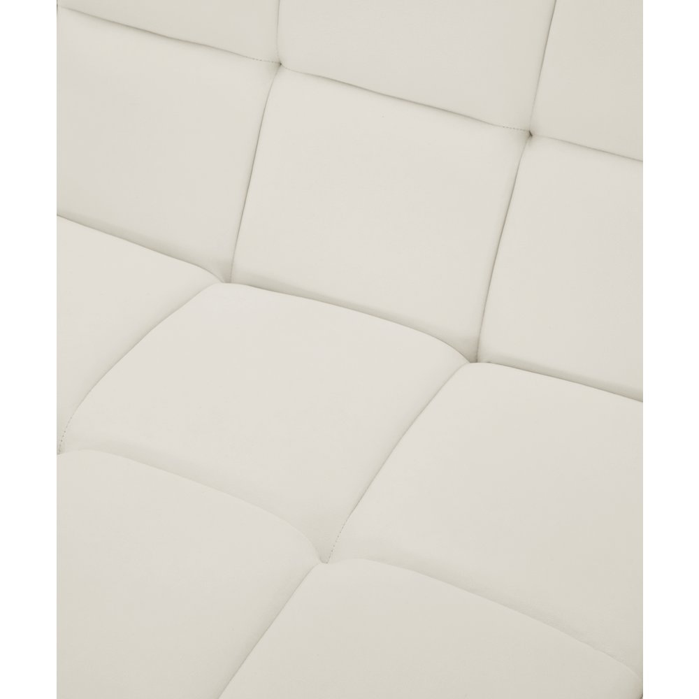 Relax Cream Velvet Armless Chair