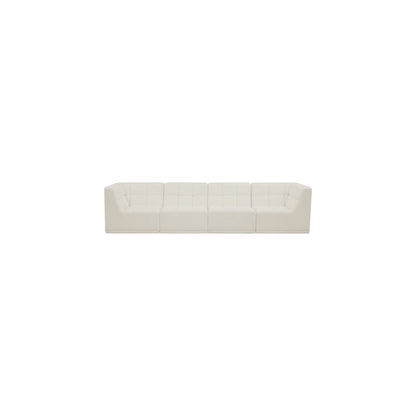 Relax Cream Velvet Modular Sofa
