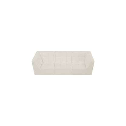 Relax Cream Velvet Modular Sofa