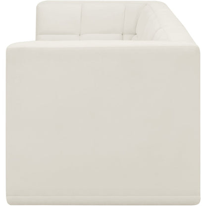 Relax Cream Velvet Modular Sofa