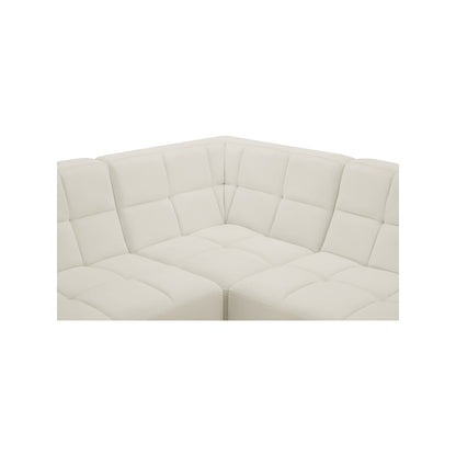 Relax Cream Velvet Modular Sectional