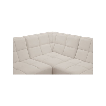Relax Cream Velvet Modular Sectional