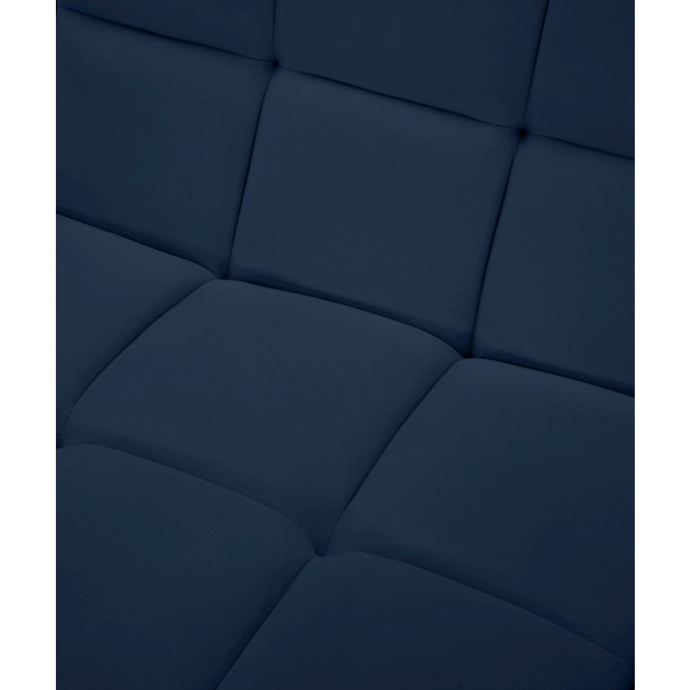 Relax Navy Velvet Corner Chair
