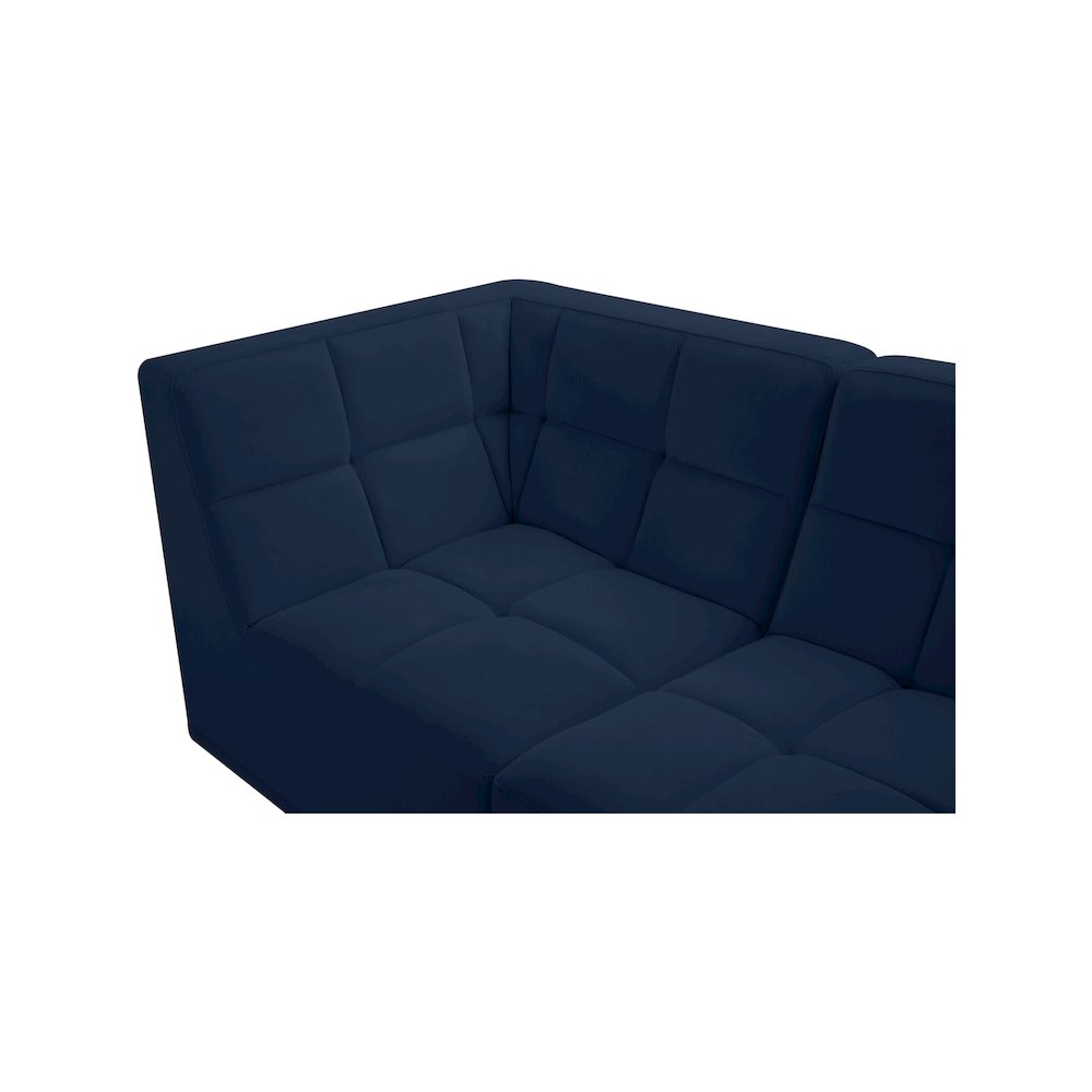 Relax Navy Velvet Modular Sofa