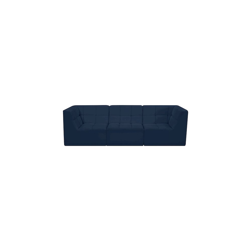 Relax Navy Velvet Modular Sofa