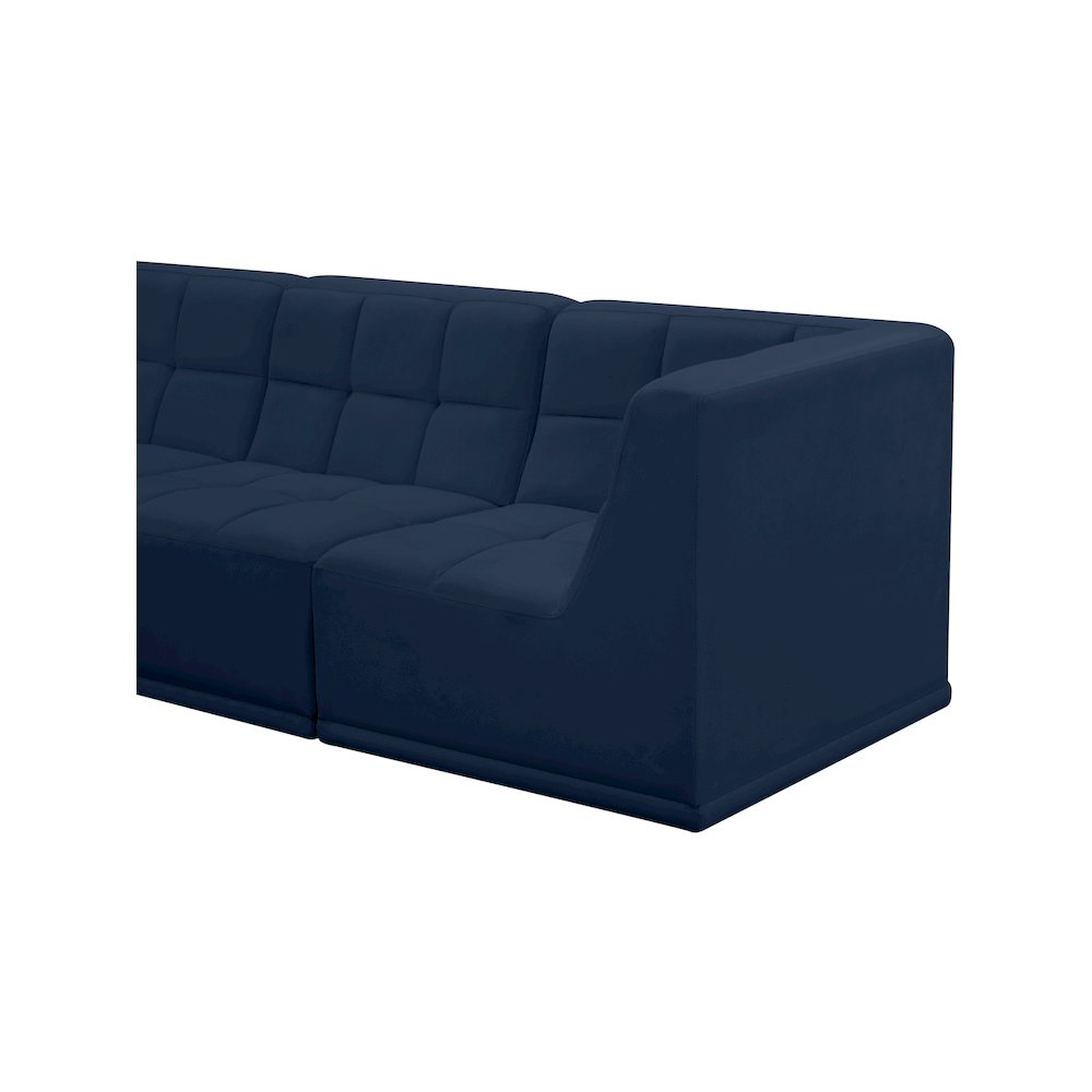 Relax Navy Velvet Modular Sofa