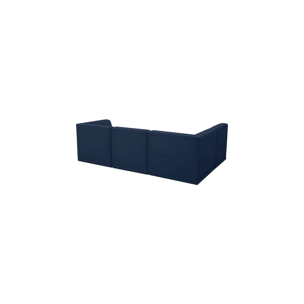 Relax Navy Velvet Modular Sectional
