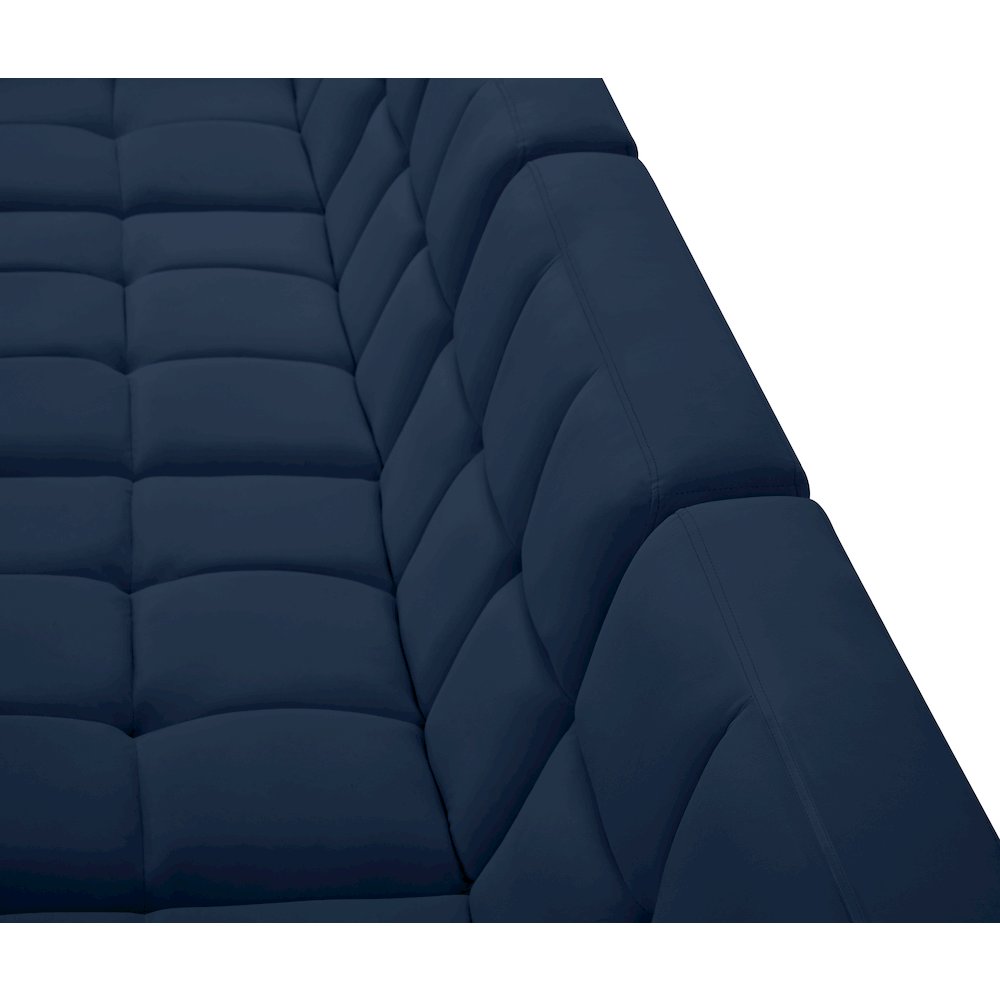 Relax Navy Velvet Modular Sectional