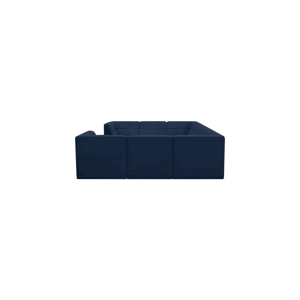 Relax Navy Velvet Modular Sectional