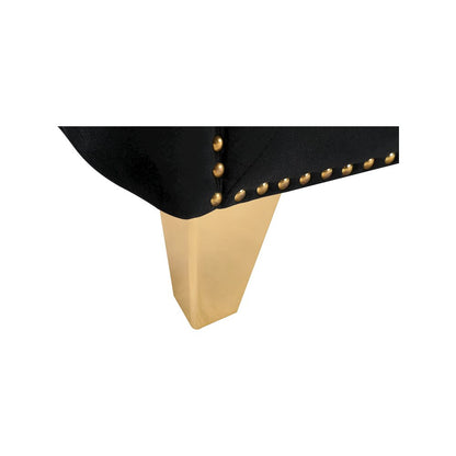 Michelle Black Velvet Chair