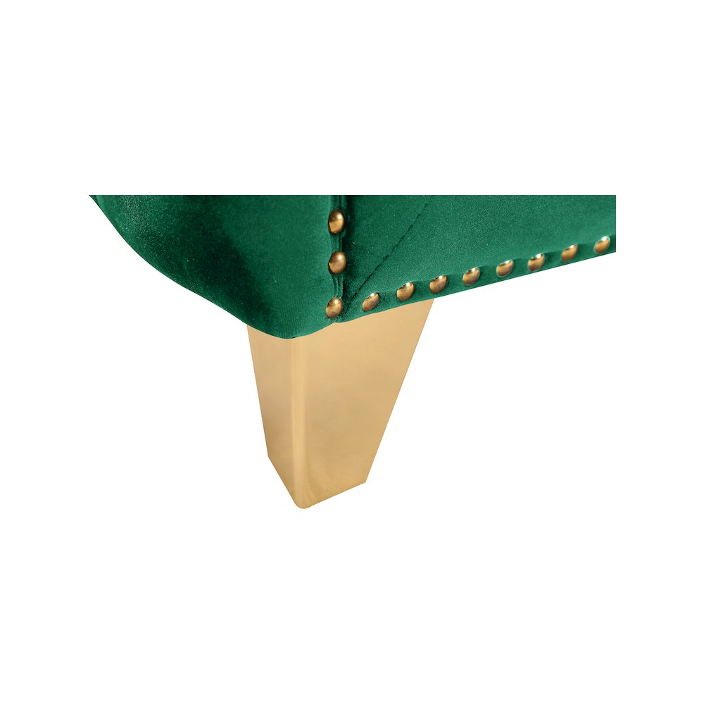 Michelle Green Velvet Chair