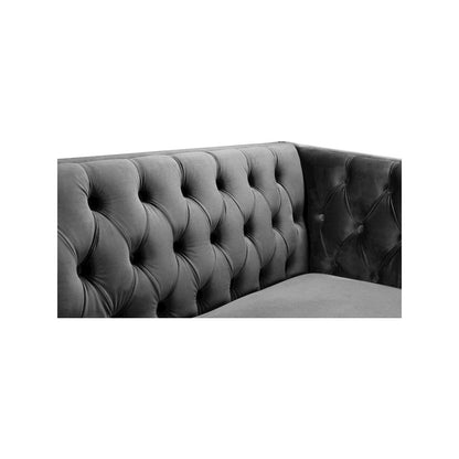 Michelle Grey Velvet Loveseat