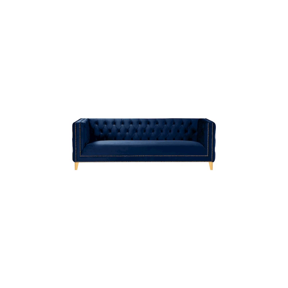 Michelle Navy Velvet Sofa