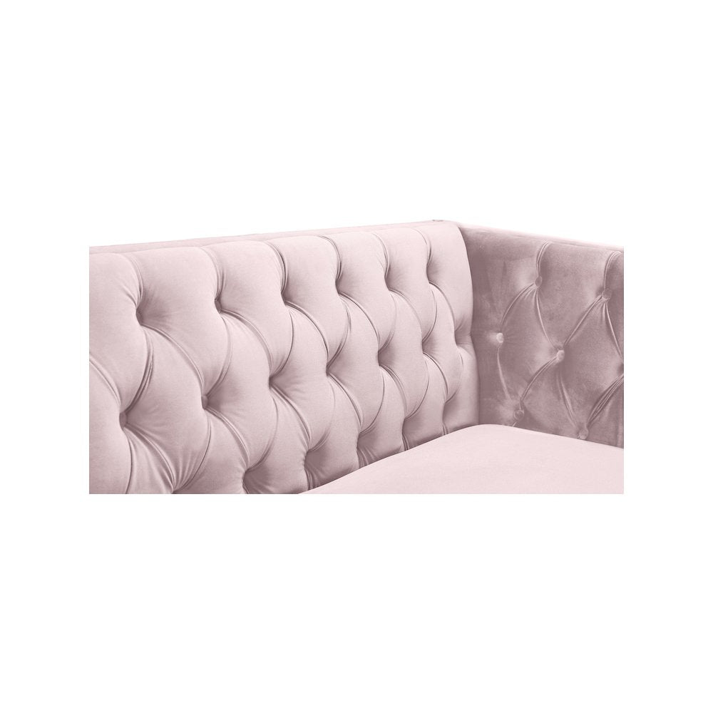 Michelle Pink Velvet Sofa