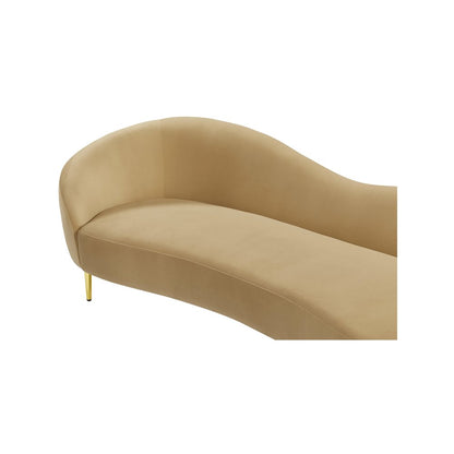 Ritz Camel Velvet Sofa