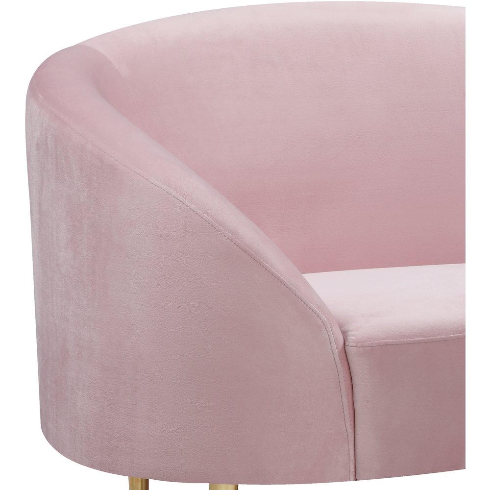 Ritz Pink Velvet Chair