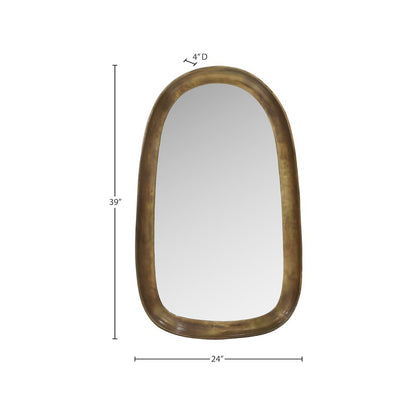 Auberge Brass Mirror
