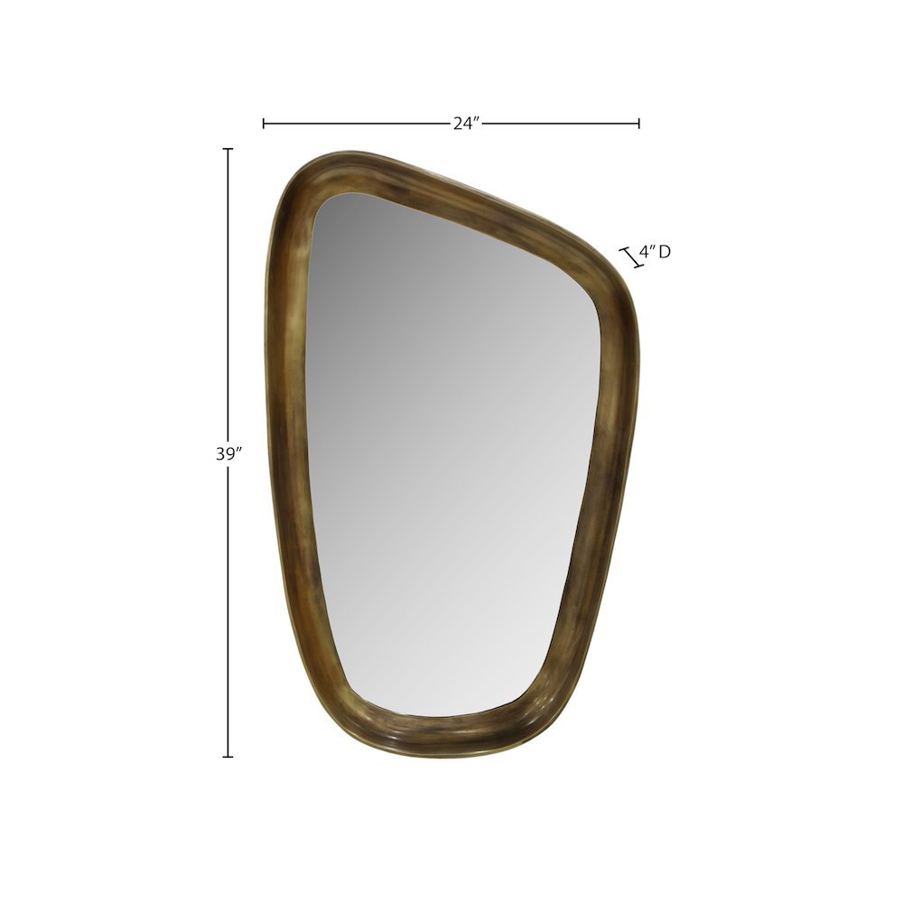 Auberge Brass Mirror