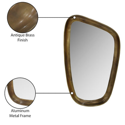 Auberge Brass Mirror