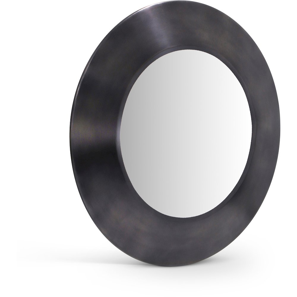 Sphere Black Iron Mirror