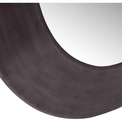 Sphere Black Iron Mirror