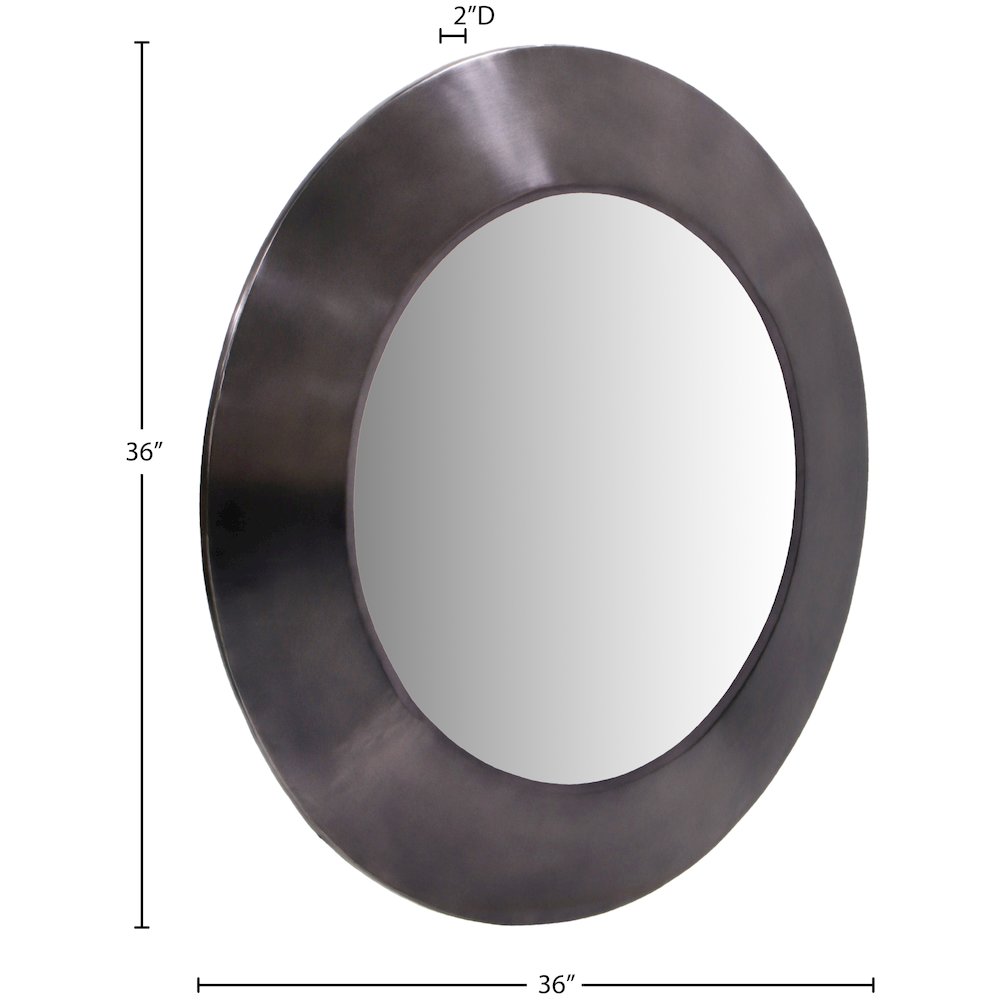 Sphere Black Iron Mirror