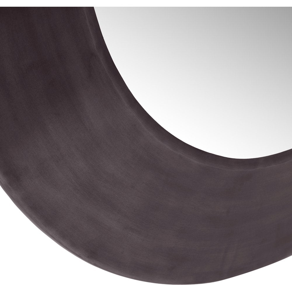 Sphere Black Iron Mirror