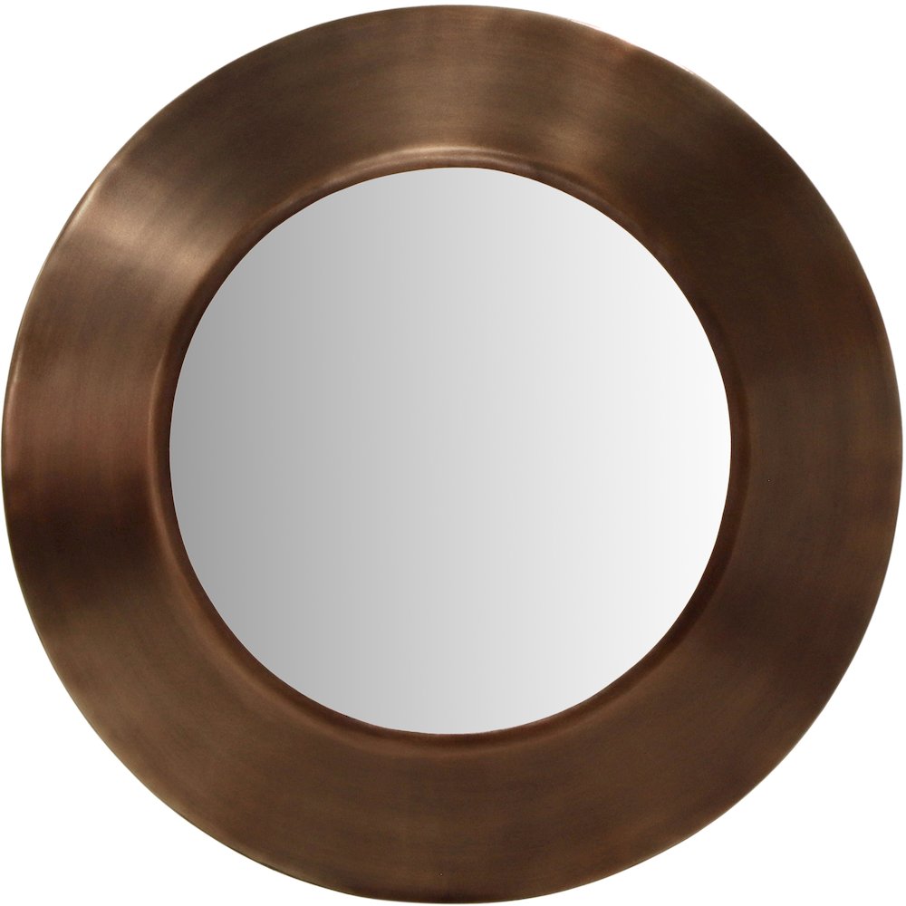 Sphere Brown Iron Mirror