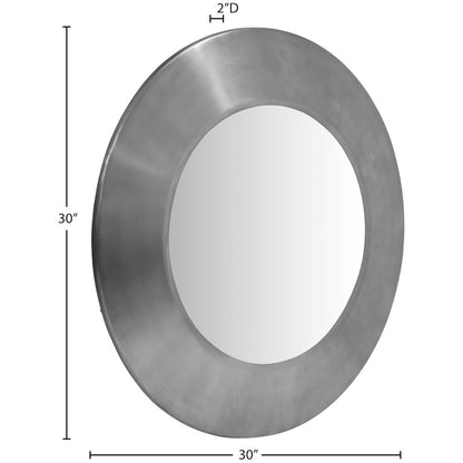 Sphere Silver Iron Mirror