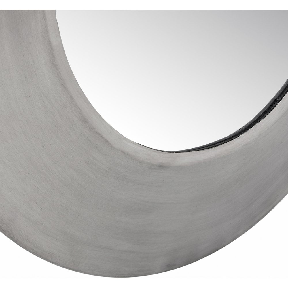 Sphere Silver Iron Mirror