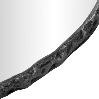 Molten Black Iron Mirror