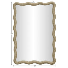 Meadow Natural Jute Rope Framed Mirror