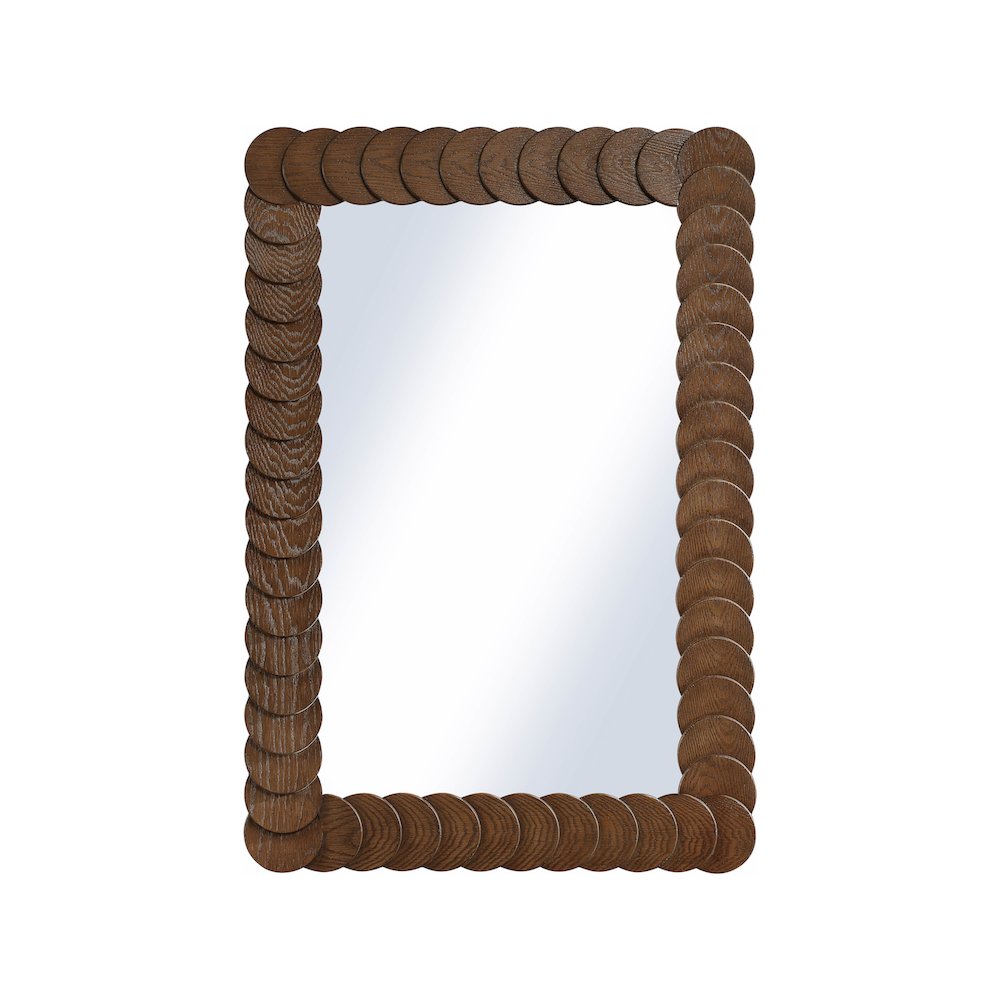 Revolve Brown Mirror