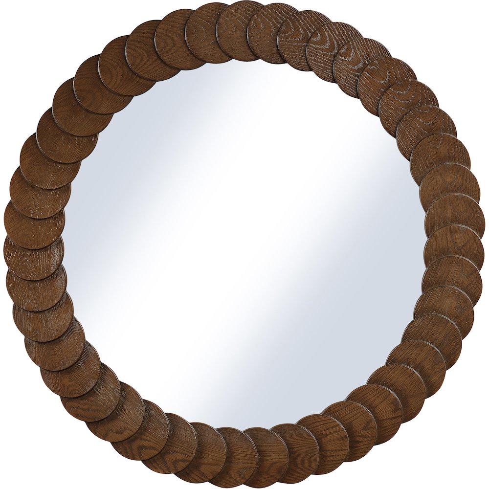 Revolve Brown Mirror