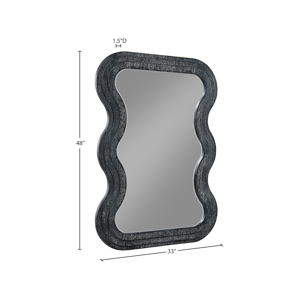 Bellagio Black Oak Veneer Mirror