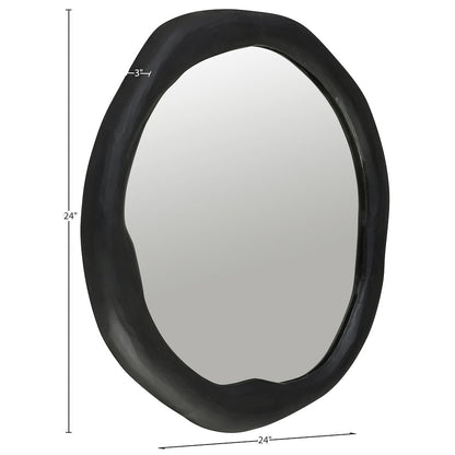 Armada Black Aluminum Mirror