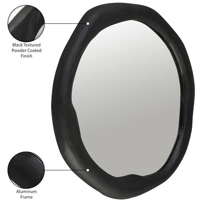Armada Black Aluminum Mirror