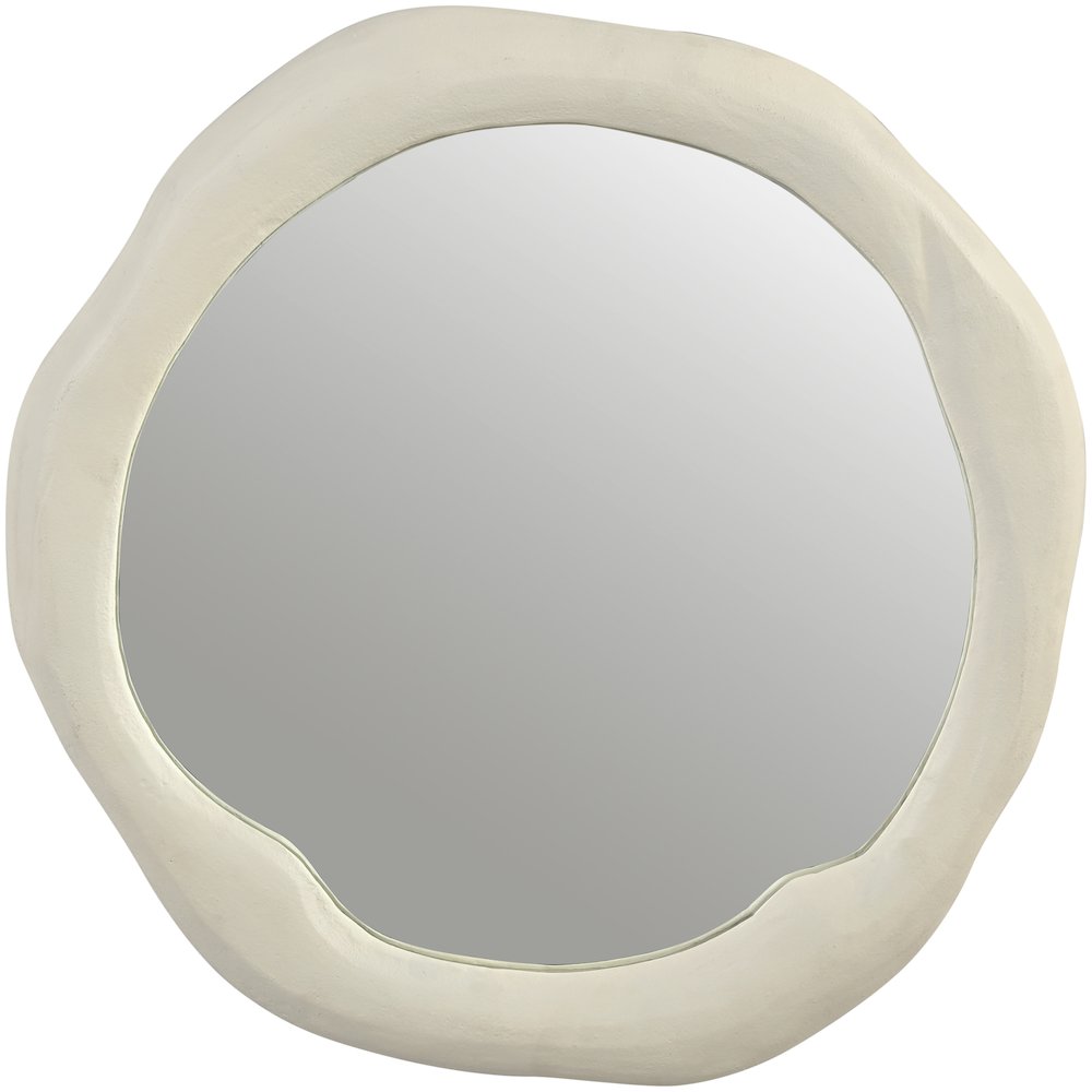 Armada Cream Aluminum Mirror