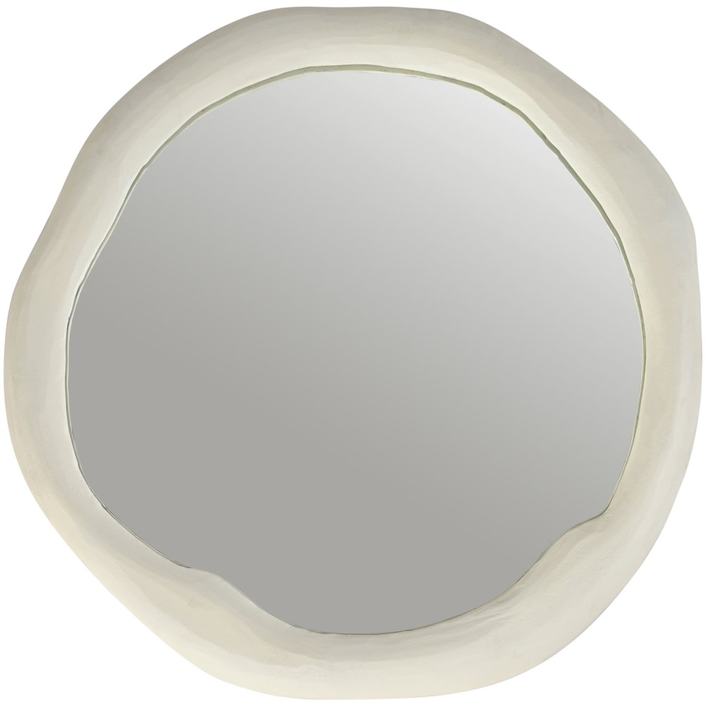 Armada Cream Aluminum Mirror