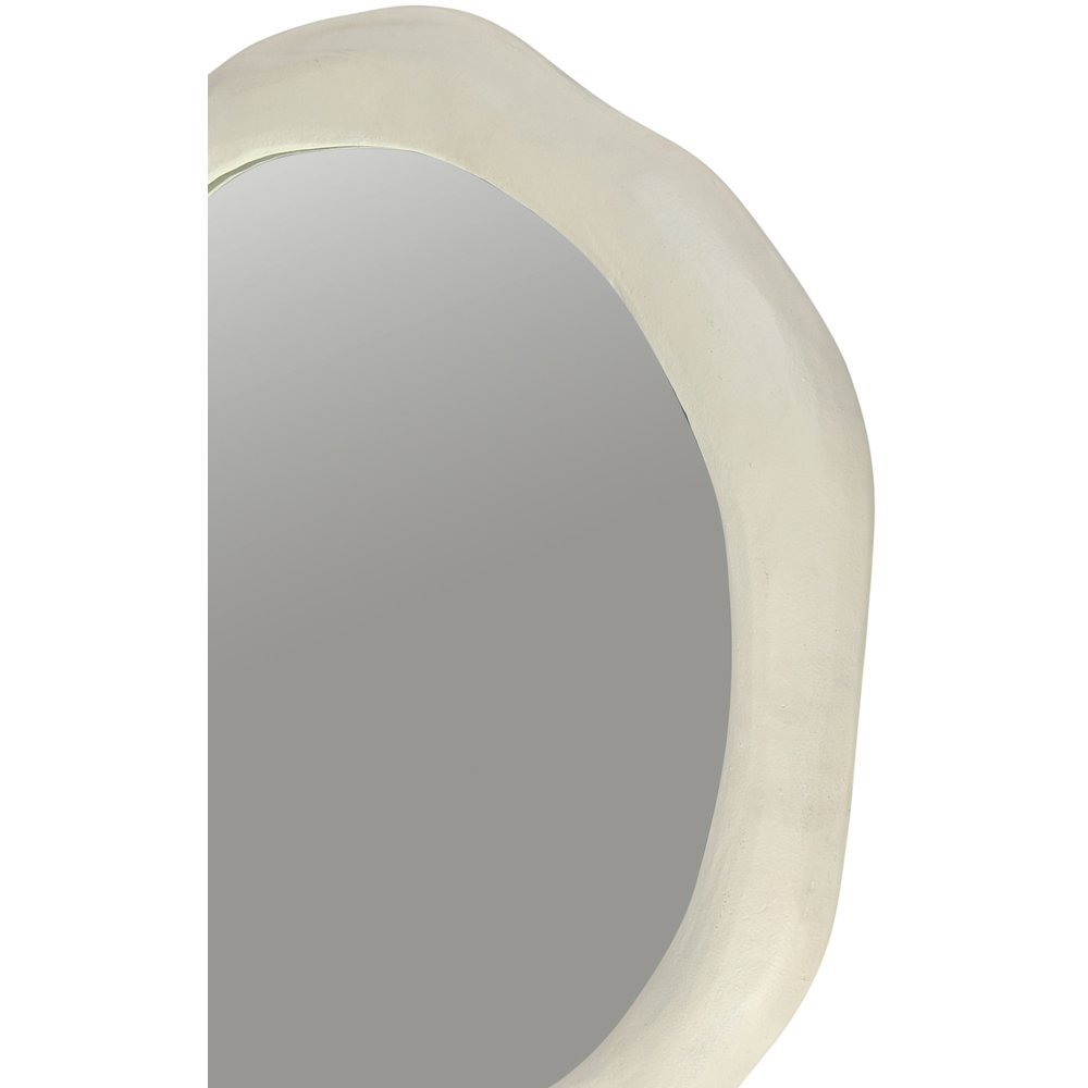 Armada Cream Aluminum Mirror