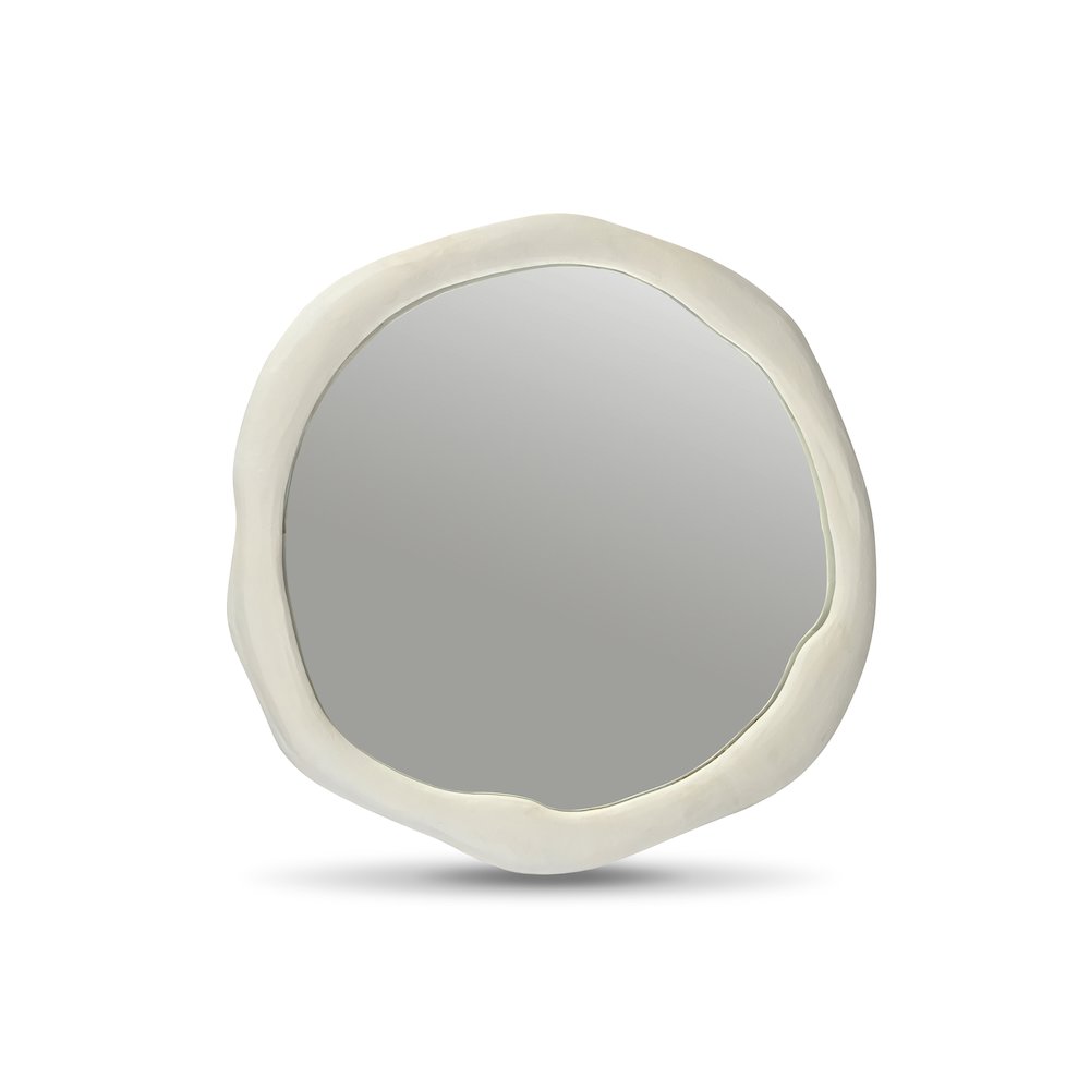 Armada Cream Aluminum Mirror