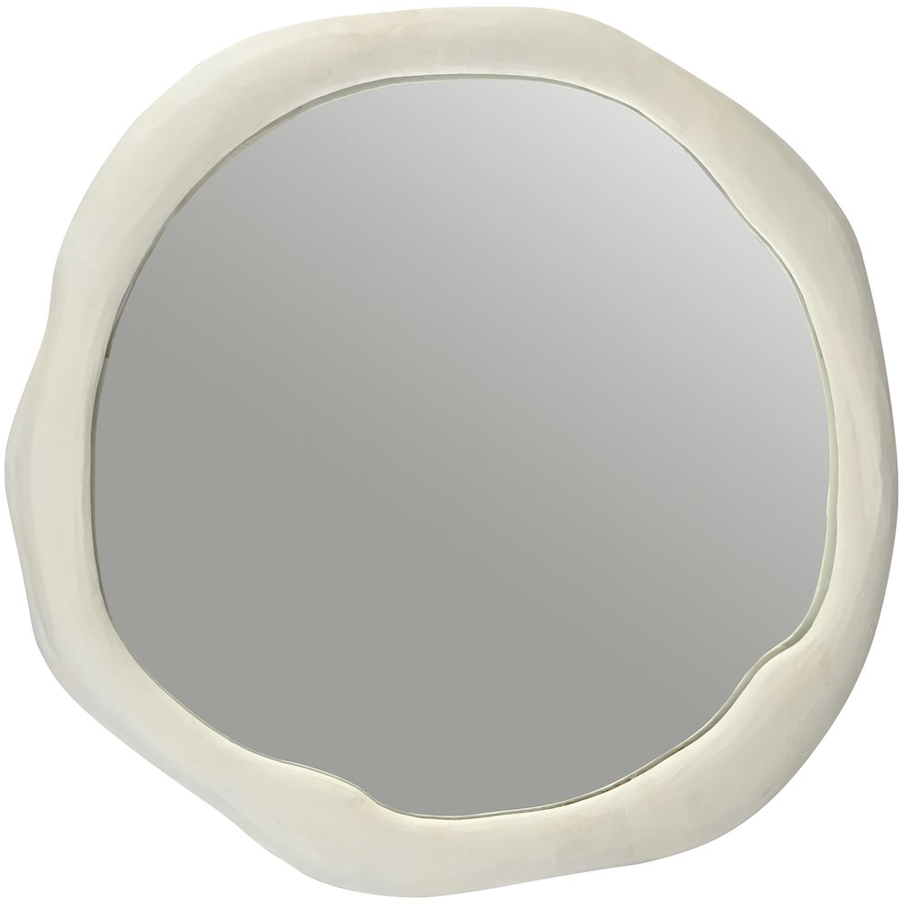 Armada Cream Aluminum Mirror